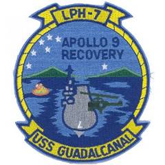 Apollo 9 recovery patch Randy Hunt replica