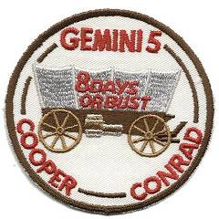 Gemini 5 crew souvenir patch