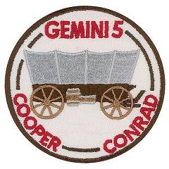 Gemini 5 crew souvenir patch variant