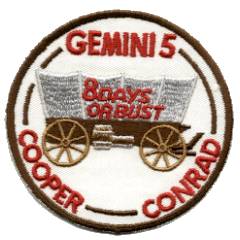 Gemini 5 crew souvenir patch