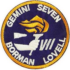 Gemini 7 Crew Souvenir Patch