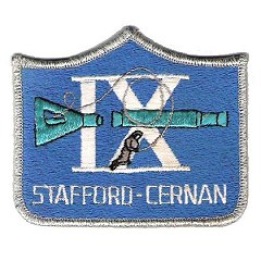 Gemini 9 crew souvenir patch