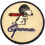 Snoopy Grumman Randy Hunt reproduction patch