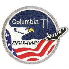 Lion Brothers canvas backed STS-2 patch